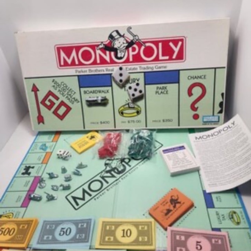 Like New! 1996 Edition Parker Brothers “Monopoly” Board Game.